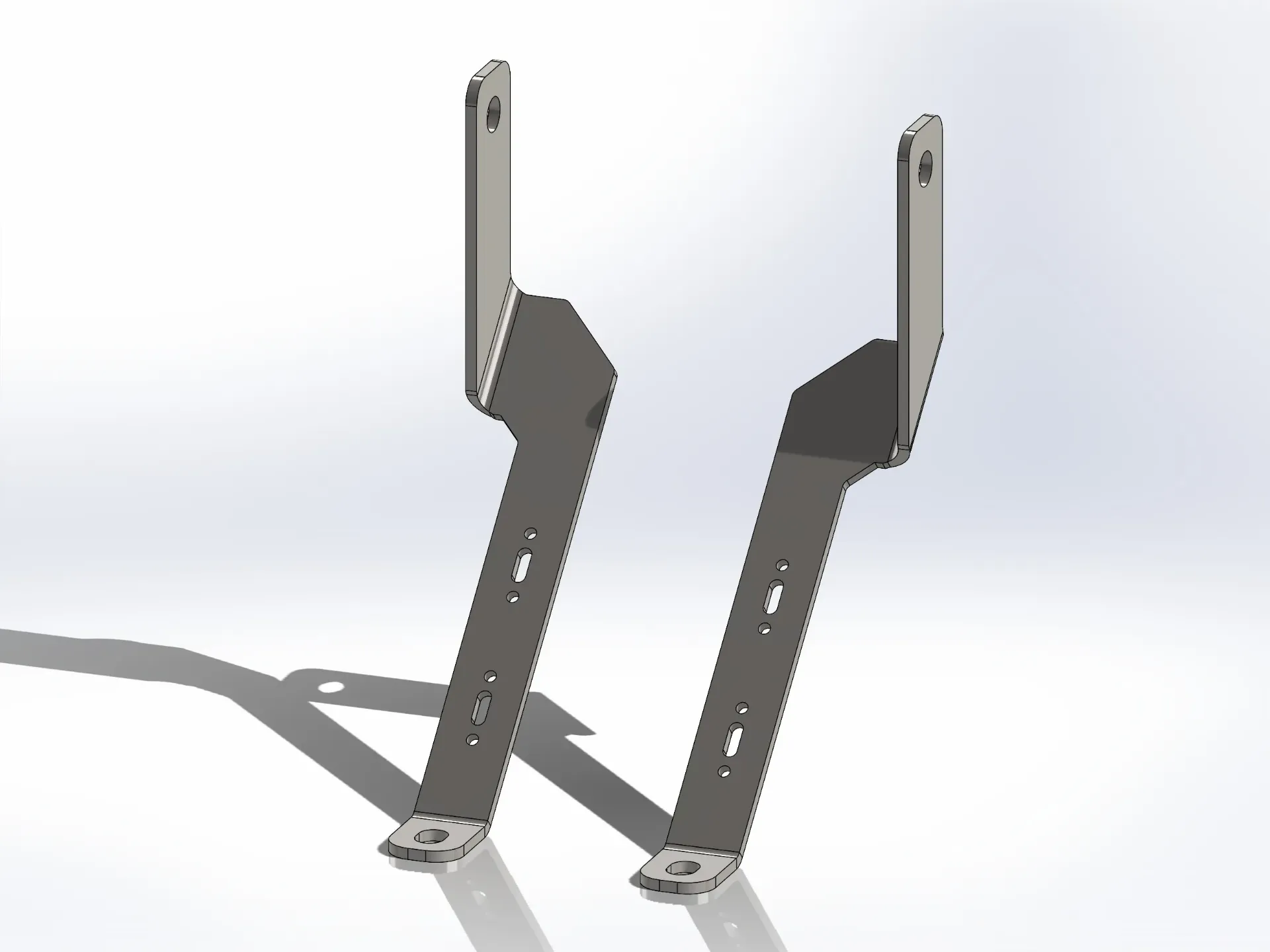 Peterbilt 379 Bumper Support Brackets
