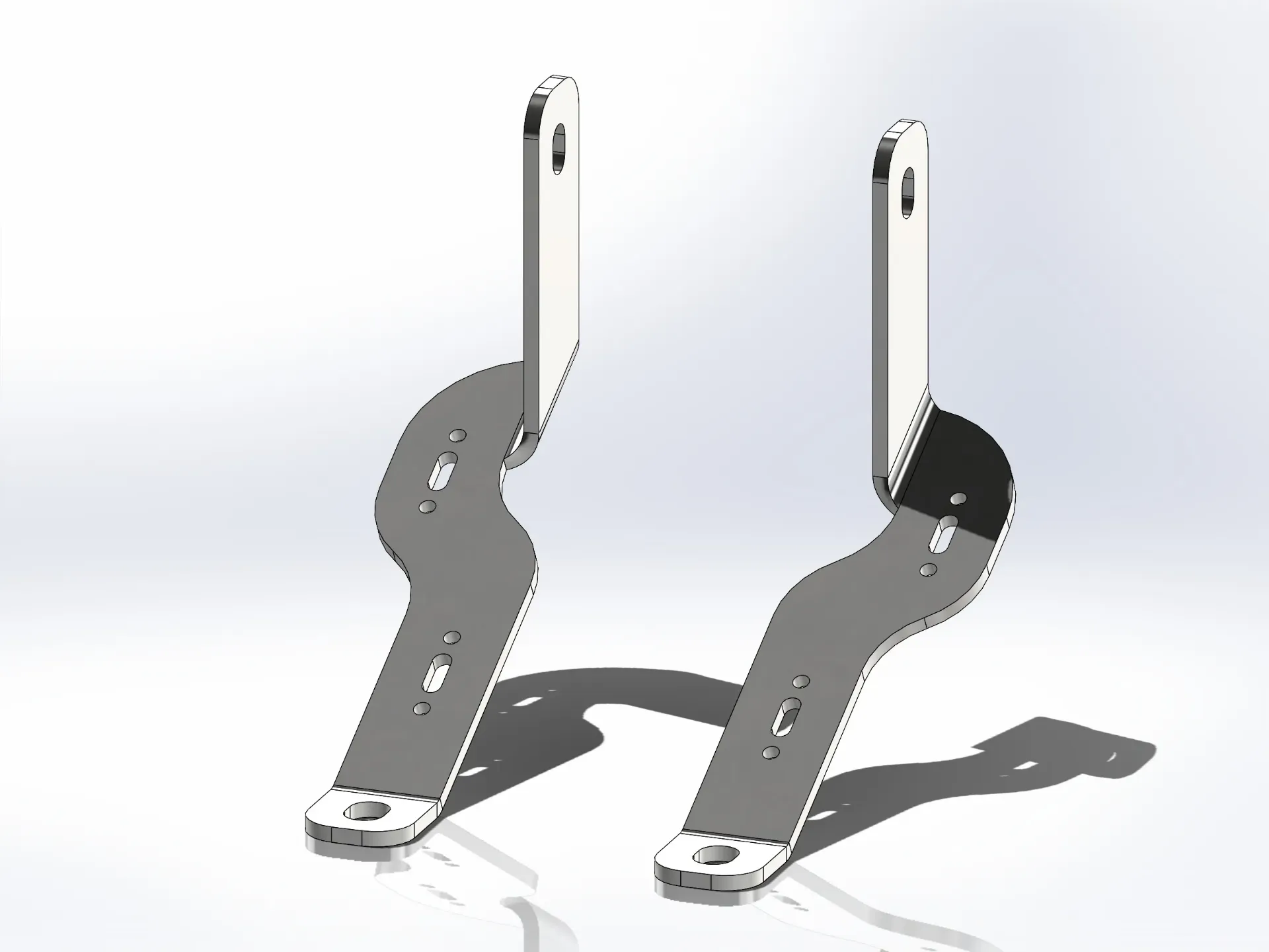 Peterbilt 389/589 Bumper Support Brackets