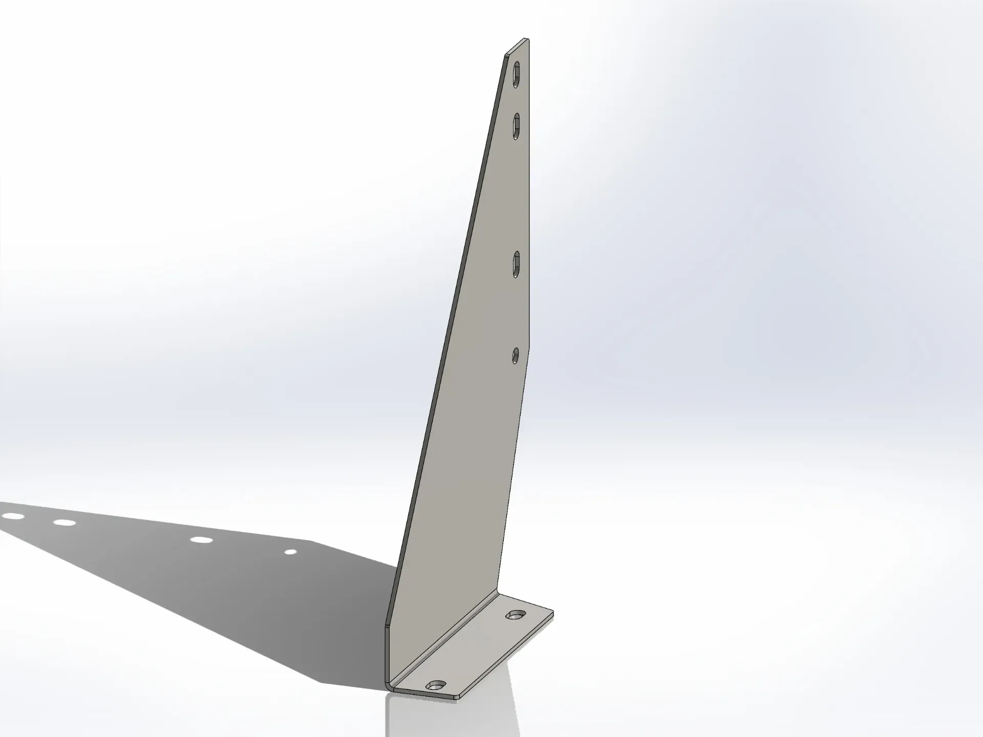 Kenworth Bottom Step Mounting Brackets - New Style 7.5" | Aluminum