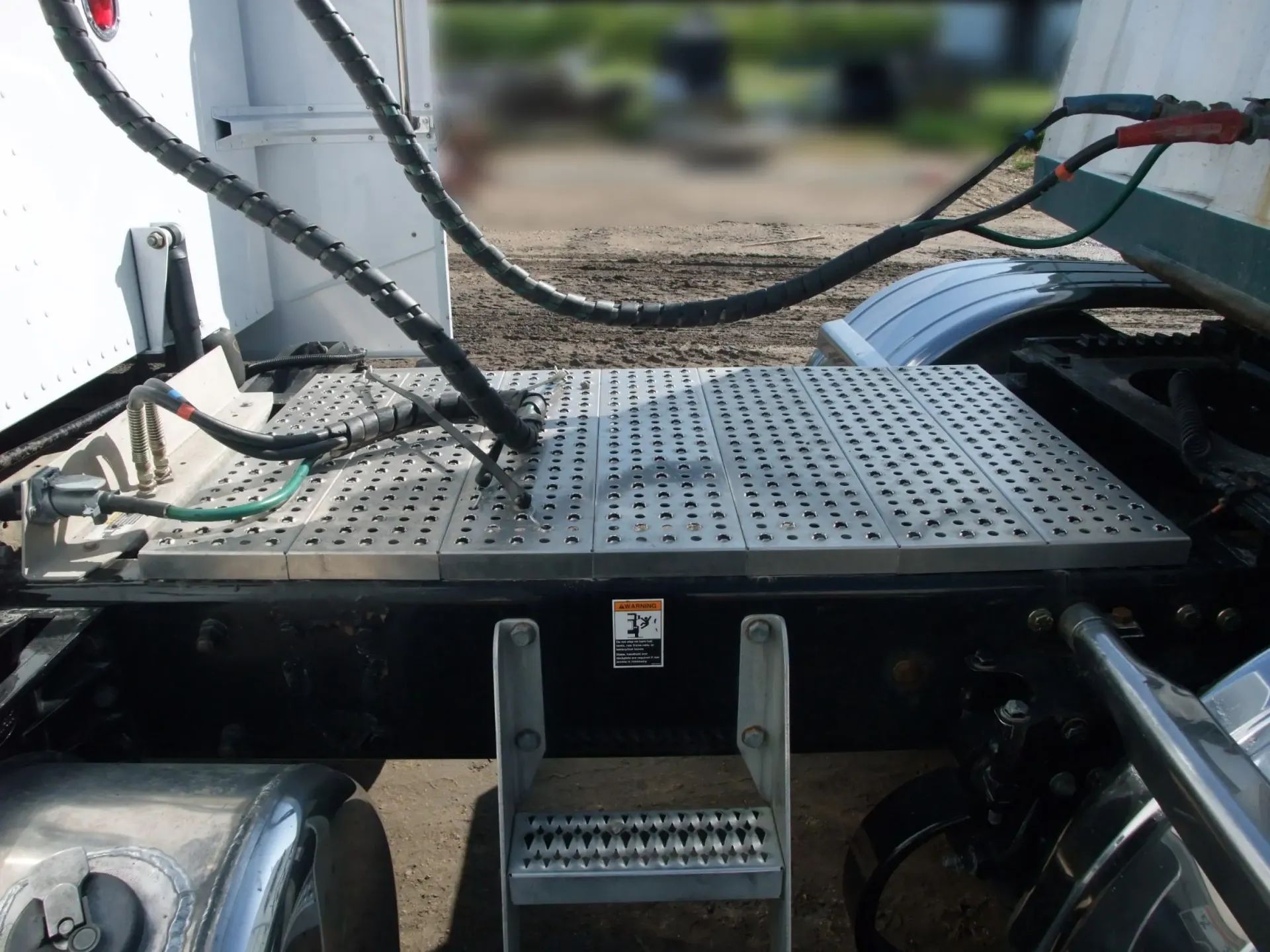 Perforated Aluminum Over Frame Deck Sections