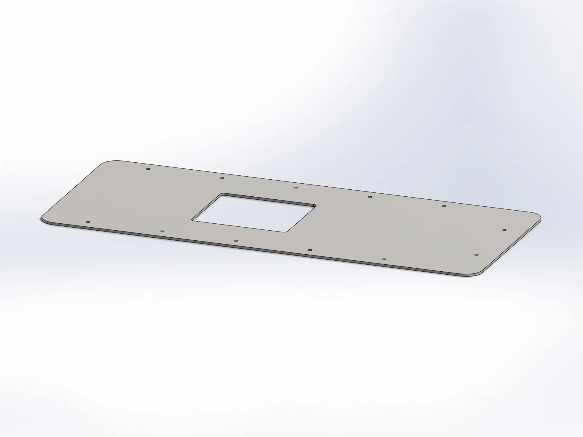 [SLI004184] Peterbilt 379 Cab Floor Trims - Shifter | Mirror Stainless