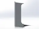 Peterbilt Old Style 379 Sleeper Panels - Front Corner Passengers Side, Flat Top