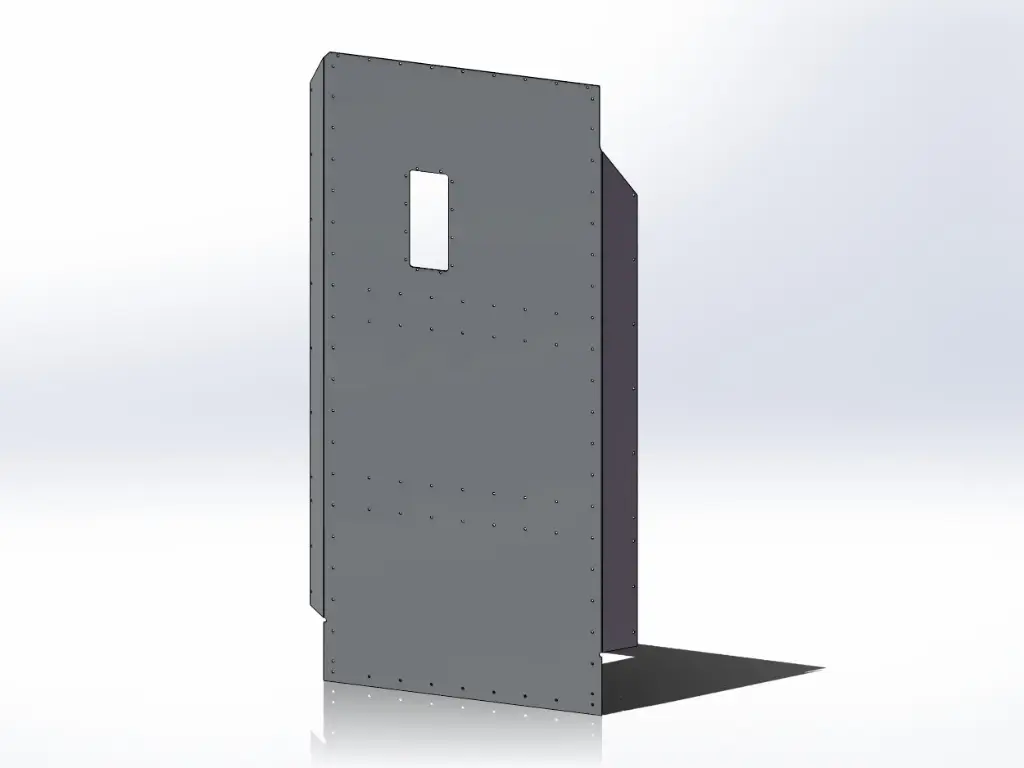 Peterbilt Old Style 379 Sleeper Panels - Passengers Side, 36" (44"), Flat Top