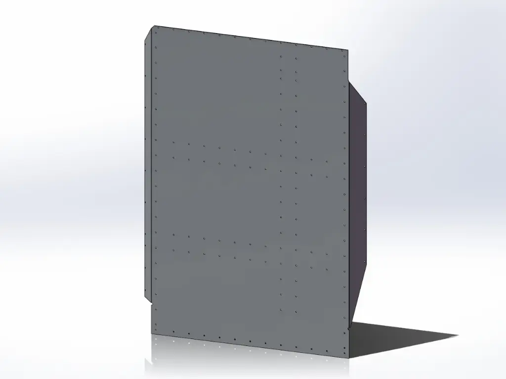 Peterbilt Old Style 379 Sleeper Panels - Passengers Side, 48" (58"), Flat Top