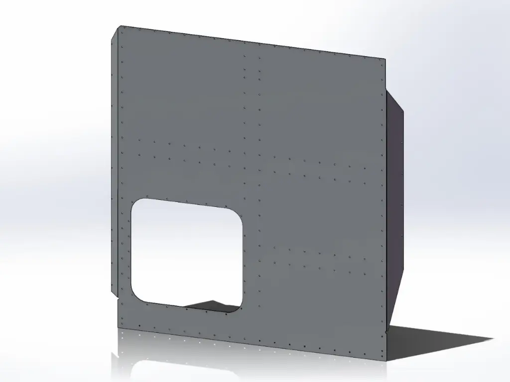 Peterbilt Old Style 379 Sleeper Panels - Passengers Side, 63" (72"), Flat Top