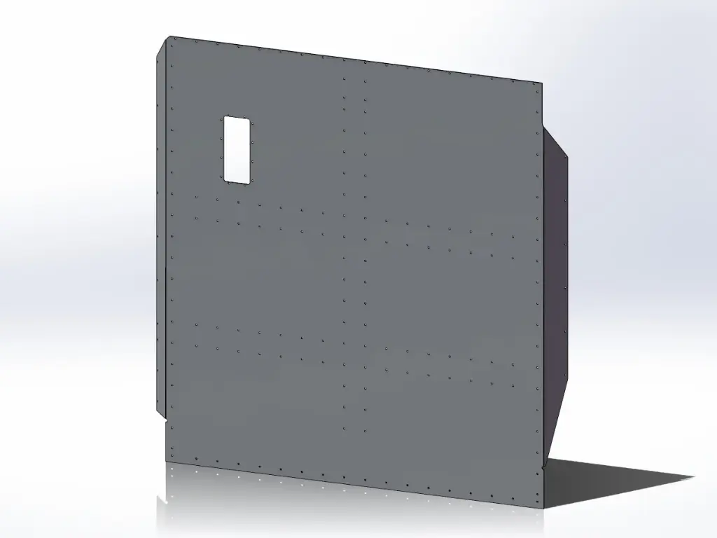 Peterbilt Old Style 379 Sleeper Panels - Passengers Side, 63" (72"), Flat Top