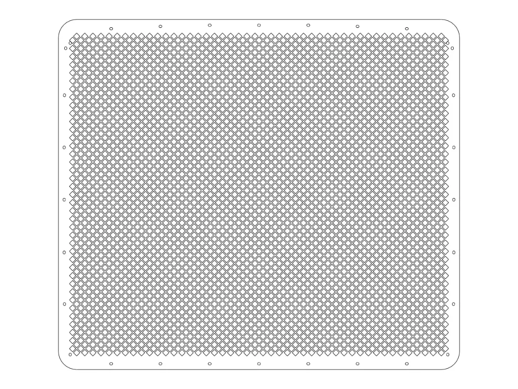 Peterbilt 389/589 Punched Grills