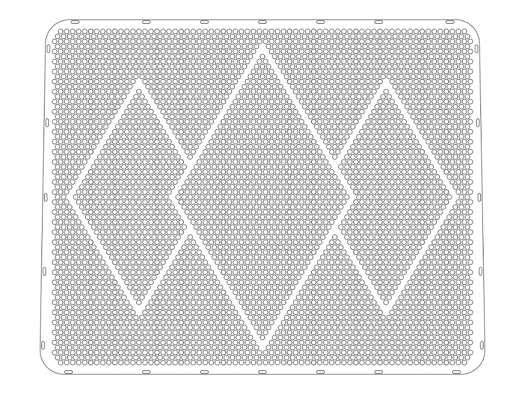 Peterbilt 379 Short Hood Punched Grills