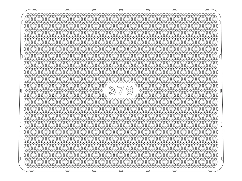Peterbilt 379 Short Hood Punched Grills