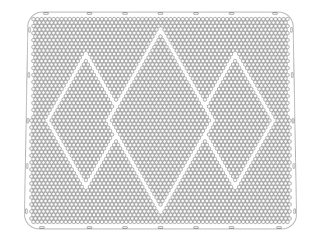 Peterbilt 379 Short Hood Punched Grills