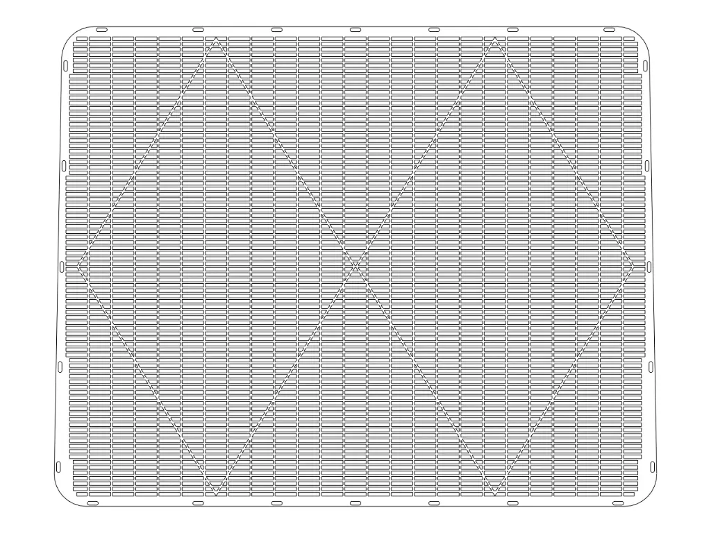 Peterbilt 379 Short Hood Punched Grills