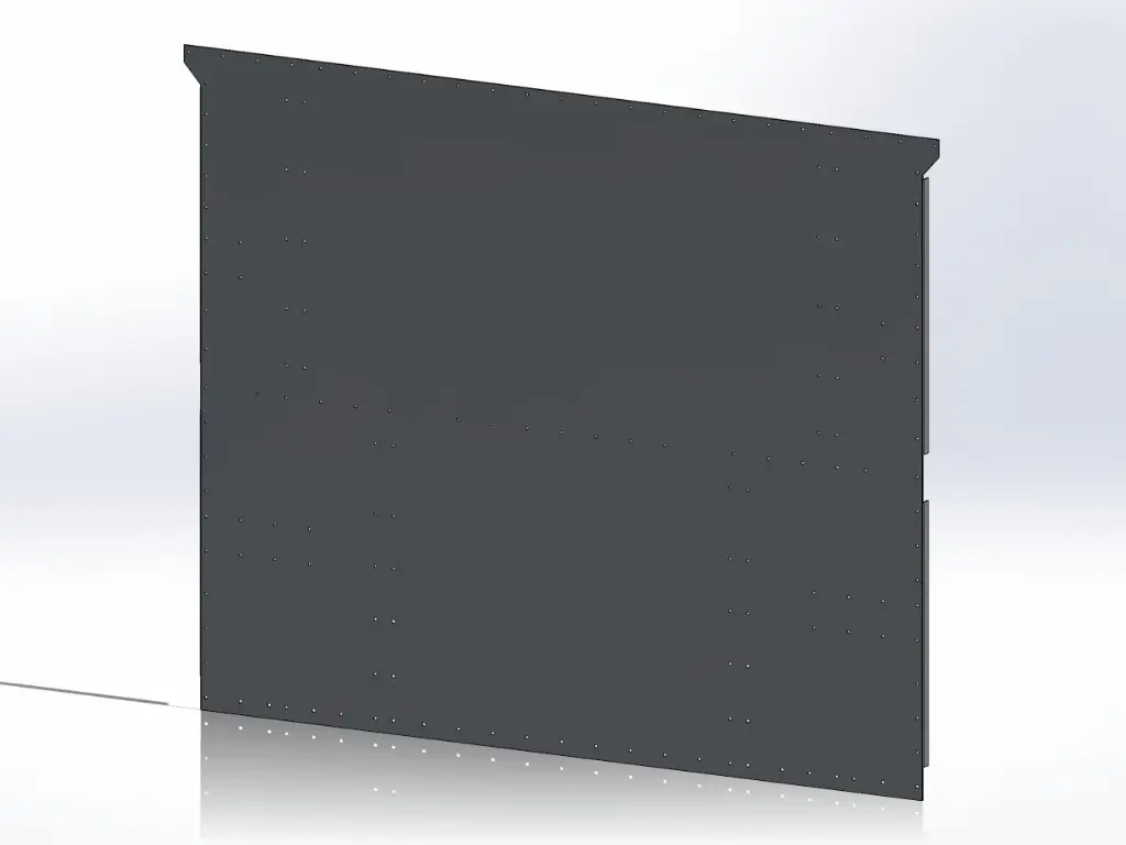 Peterbilt New Style 389 Sleeper Panels - Back