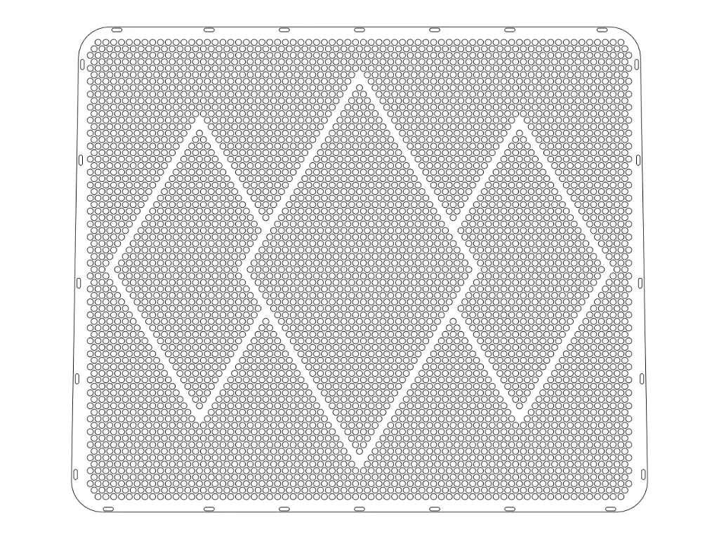 Peterbilt 379 Long Hood Punched Grills