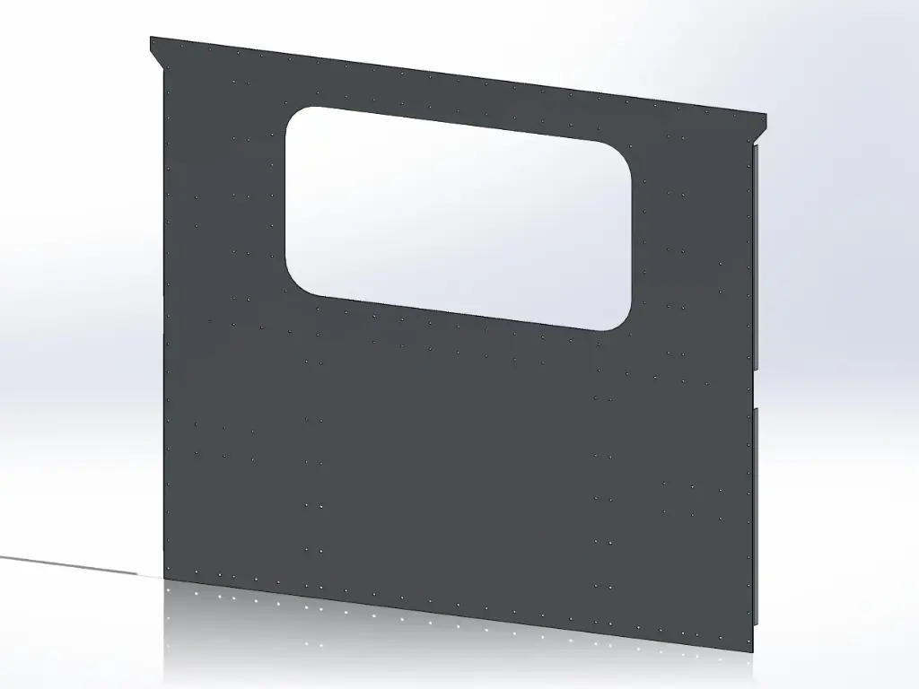 Peterbilt New Style 389 Sleeper Panels - Back
