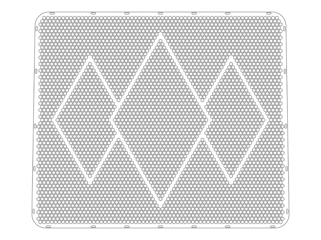 Peterbilt 379 Long Hood Punched Grills