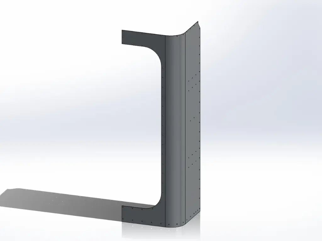 [SLI000106] Peterbilt New Style 389 Sleeper Panels - Back Corner Drivers Side