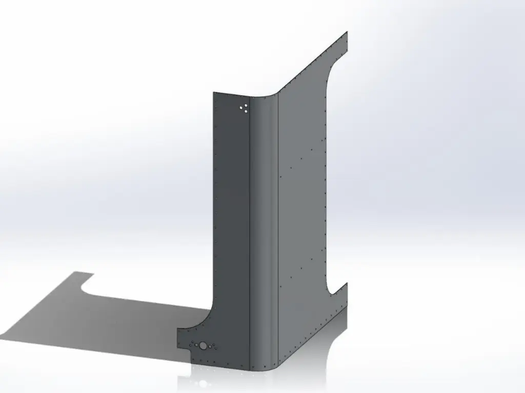 Peterbilt 5-Series Sleeper Panels - Front Corner Drivers Side, 63" (72")