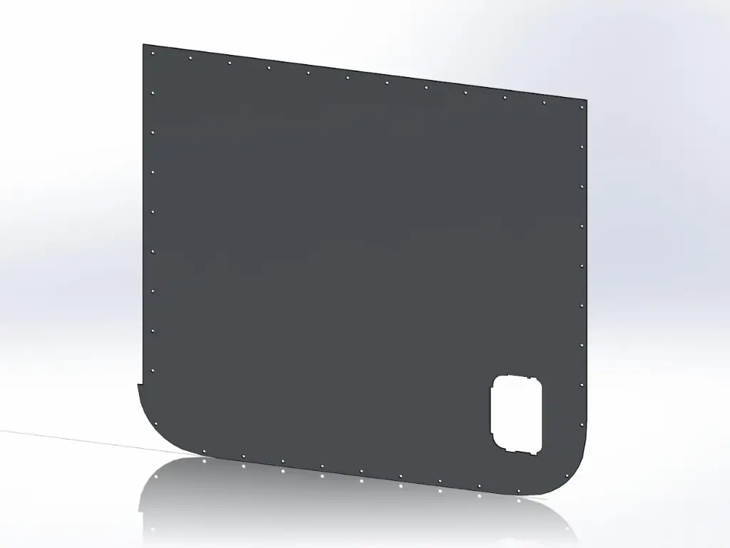 [SLI000014] Peterbilt Cab Door Panels - 2005 (Drivers Side)