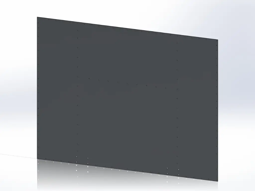 [SLI000133] Kenworth Sleeper Panels - Back, Old Style (No Window)