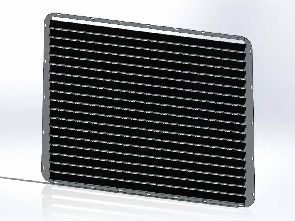 [SLI000825] Peterbilt 379 Short Hood Beveled Grills