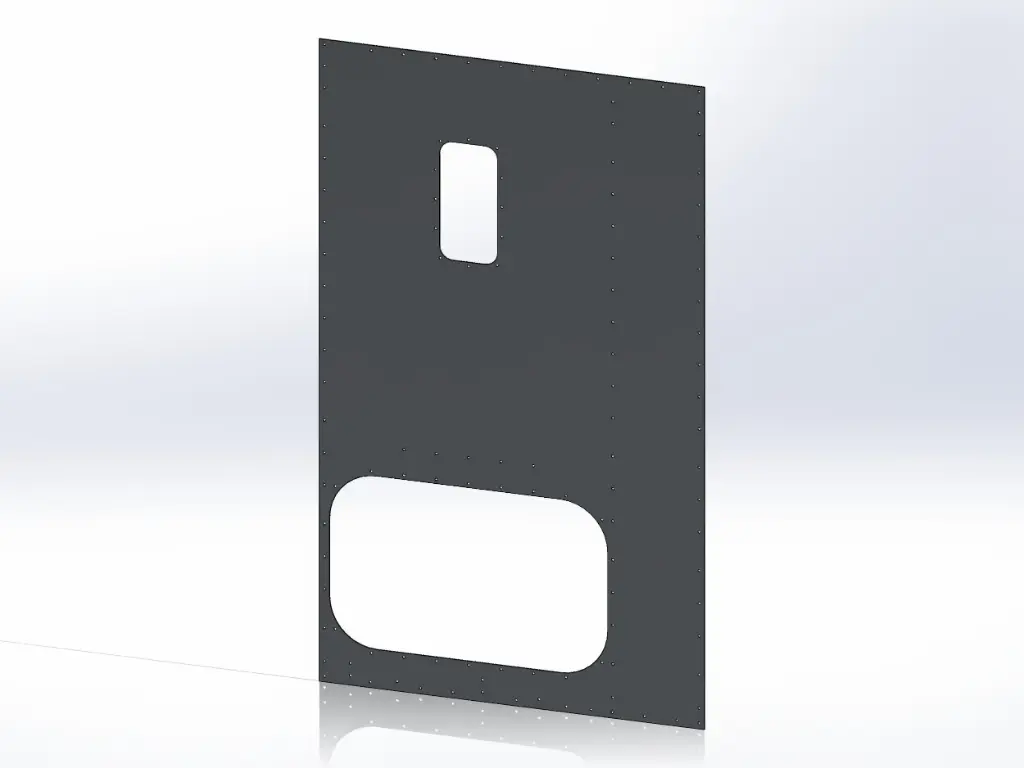Kenworth Sleeper Panels - Sides, 62"