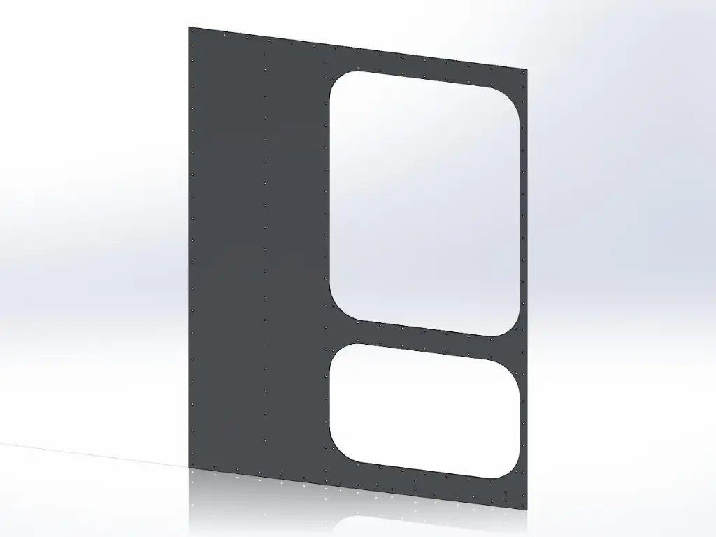 Kenworth Sleeper Panels - Sides, 72"