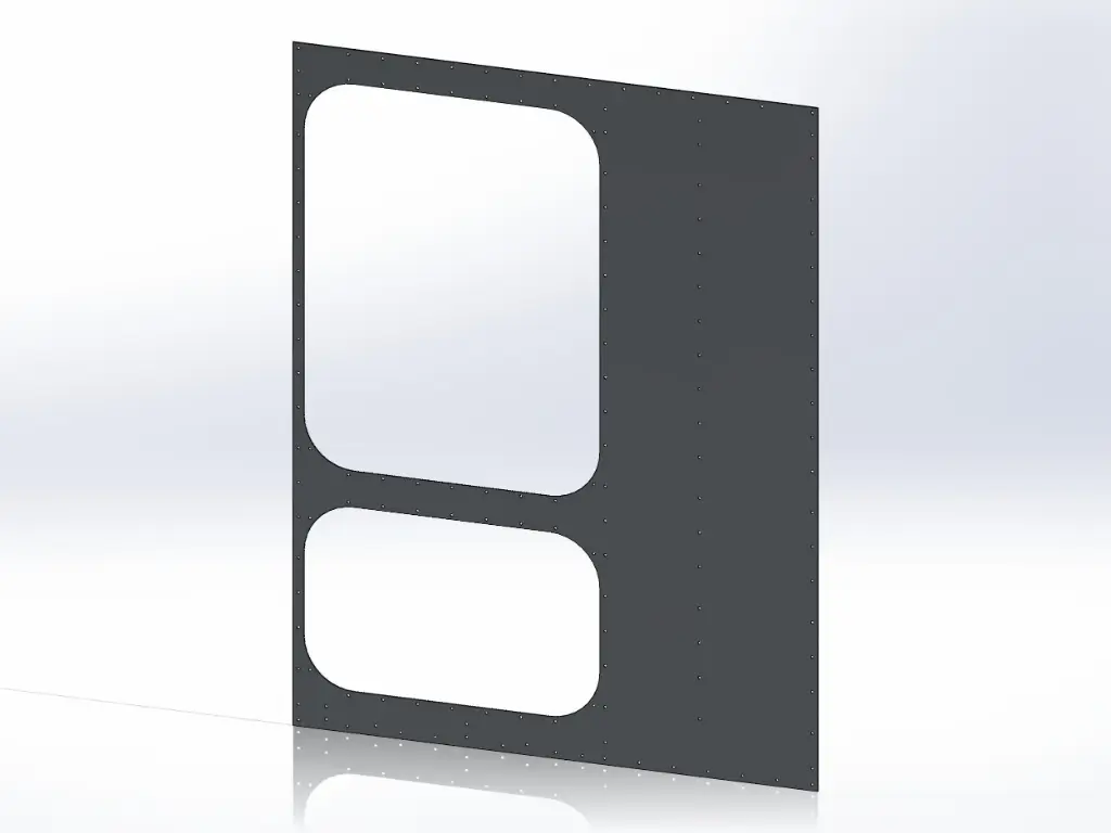 Kenworth Sleeper Panels - Sides, 72"