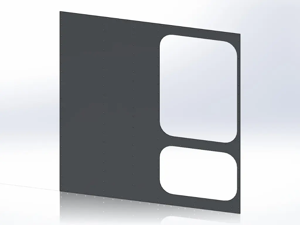 Kenworth Sleeper Panels - Sides, 86"