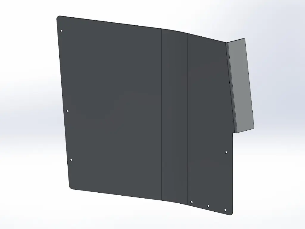 [SLI000168] Kenworth Sleeper Extensions - Top (Drivers Side)
