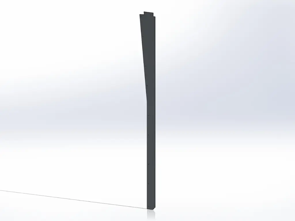 [SLI000176] Peterbilt 70″ (78″) Short Sleeper Extensions - Bottom (Drivers Side)