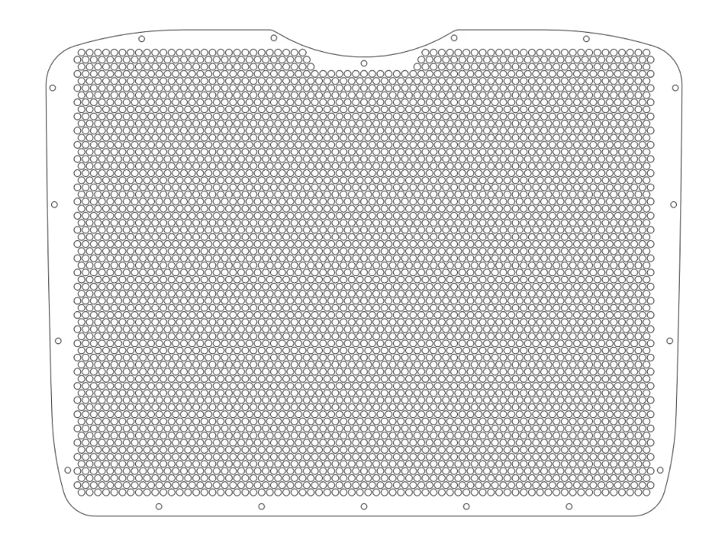 Peterbilt 386 Punched Grills
