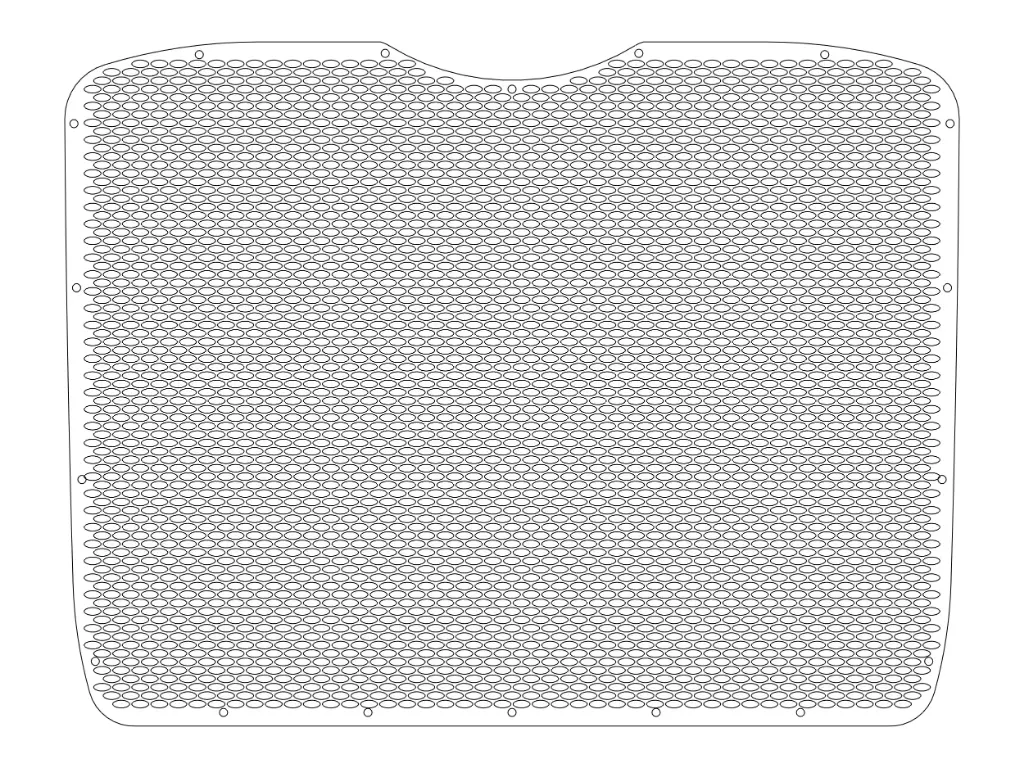 Peterbilt 386 Punched Grills