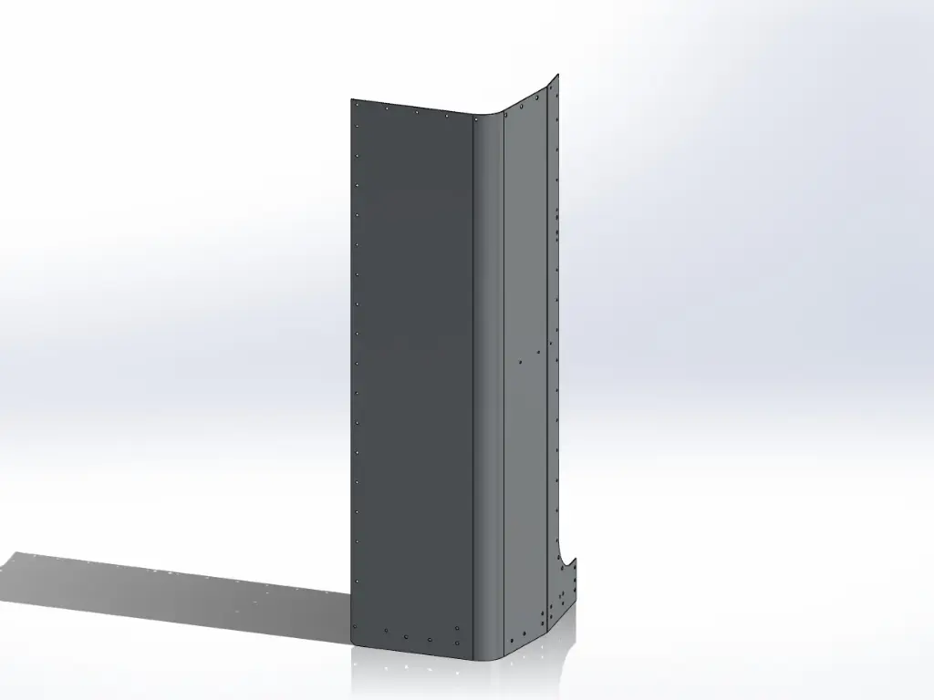 Kenworth Day Cab Back Corner Panels - New Style