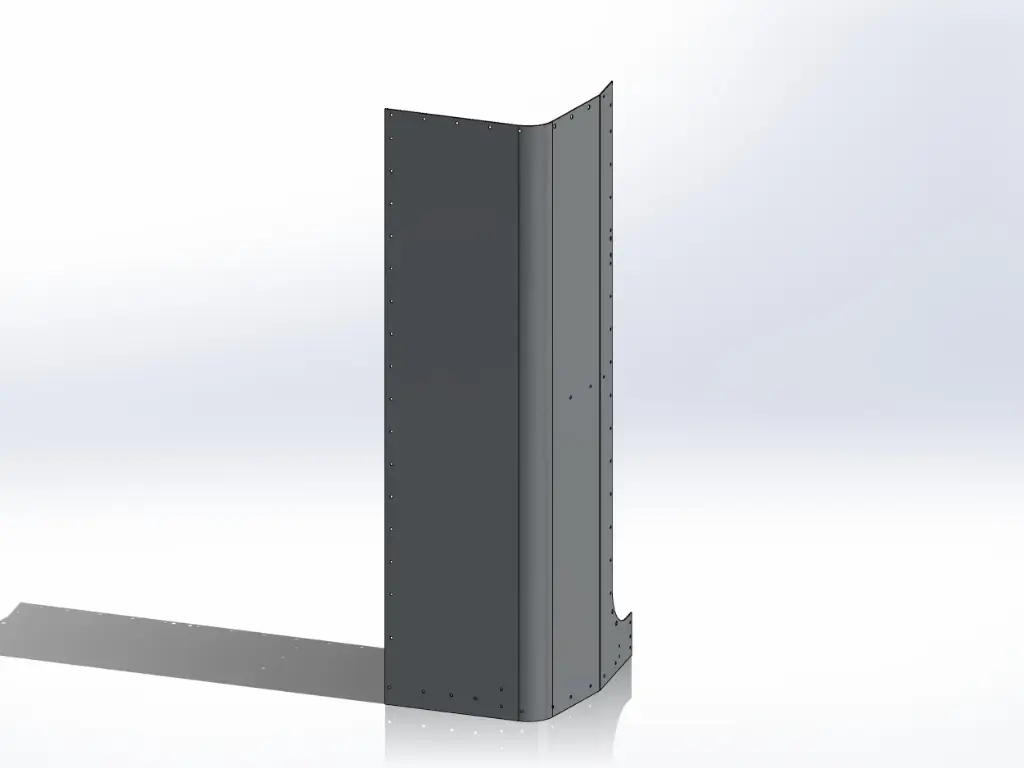 Kenworth Day Cab Back Corner Panels - Old Style