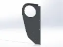 Kenworth Cab Air Cleaner Intake Panels - Aluminum