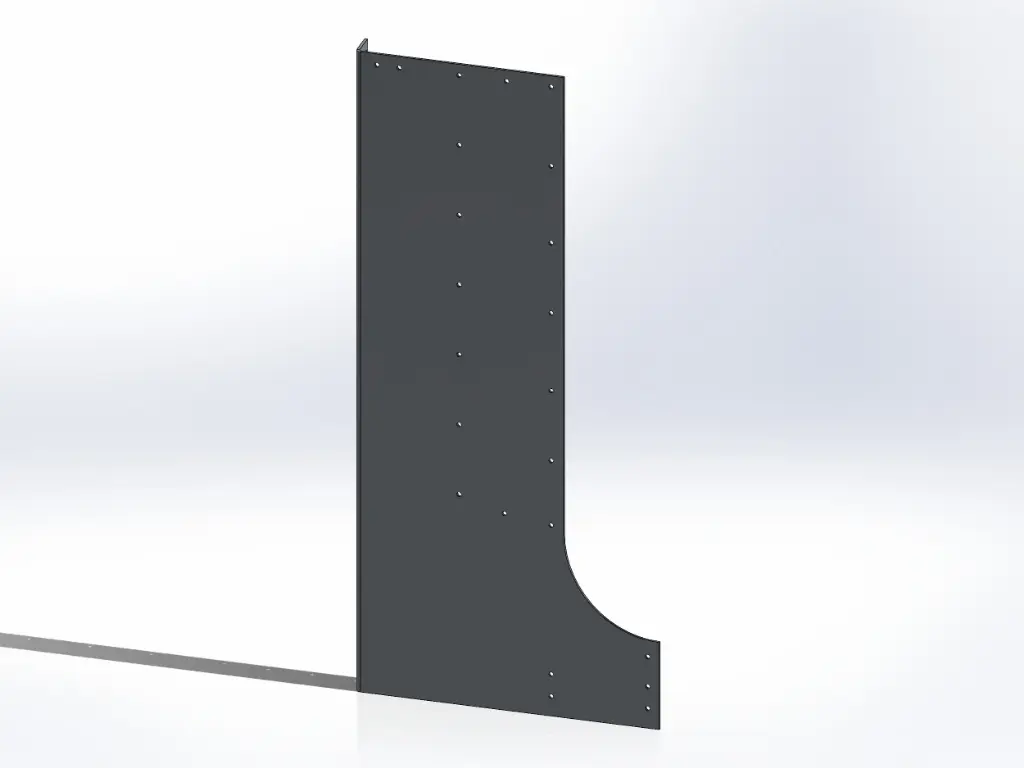 [SLI000206] Kenworth Cab Cowl Panels - Old Style, No Air Cleaners (Drivers Side)