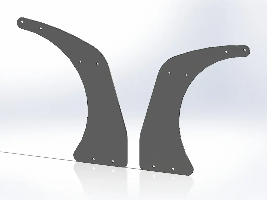 [SLI000834] Peterbilt 23" Fuel Tank Step Sides (Full Set)