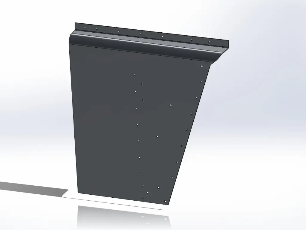 Peterbilt 359 Bottom Hood Panels - Long Hood