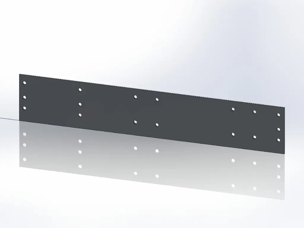 Kenworth Cab Under Door Panels - New Style, 17 Hole Pattern