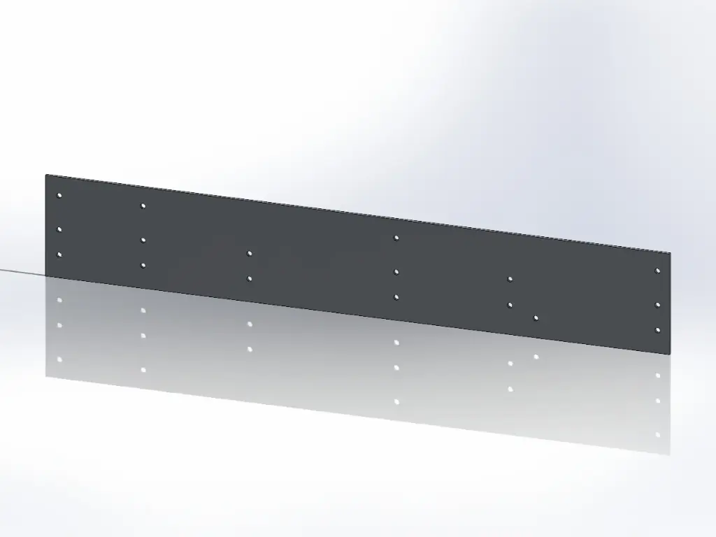 Kenworth Cab Under Door Panels - Old Style, 17 Hole Pattern