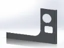 Peterbilt Cab Cowl / Air Cleaner Panels - Door Mount Mirrors