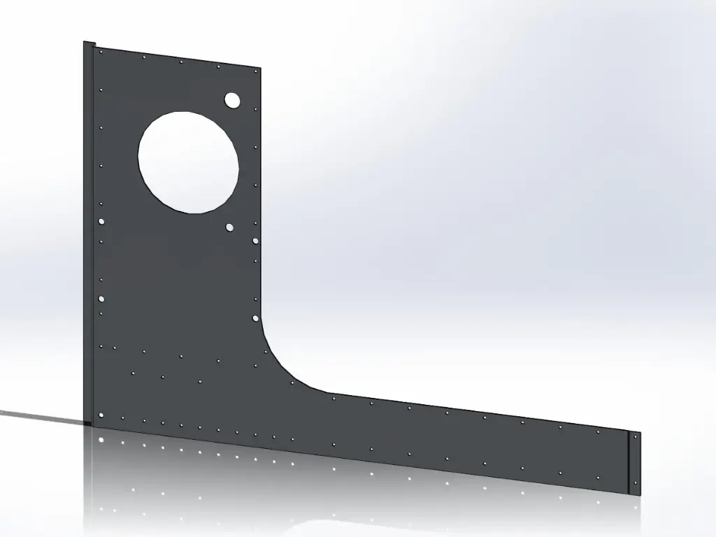 Peterbilt Cab Cowl / Air Cleaner Panels - Cab Mount Mirrors