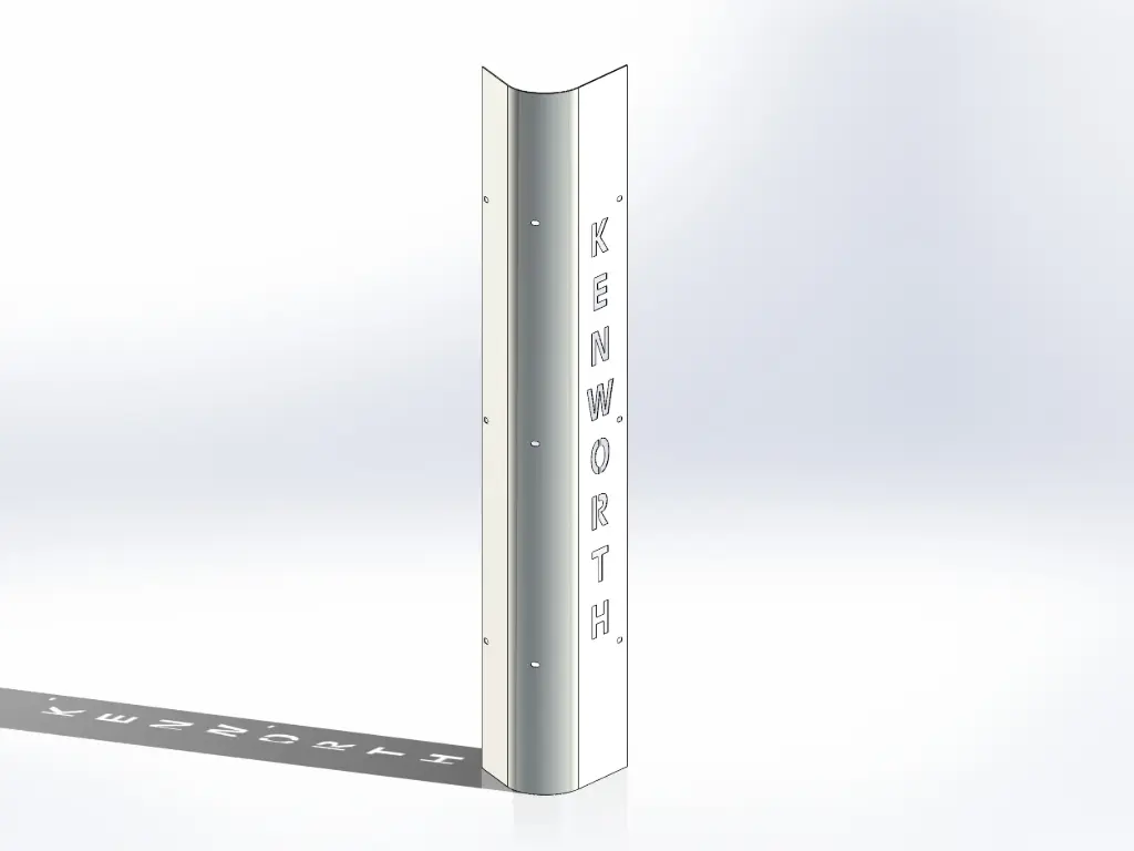 Kenworth OEM Factory Style Heatshields - 65"