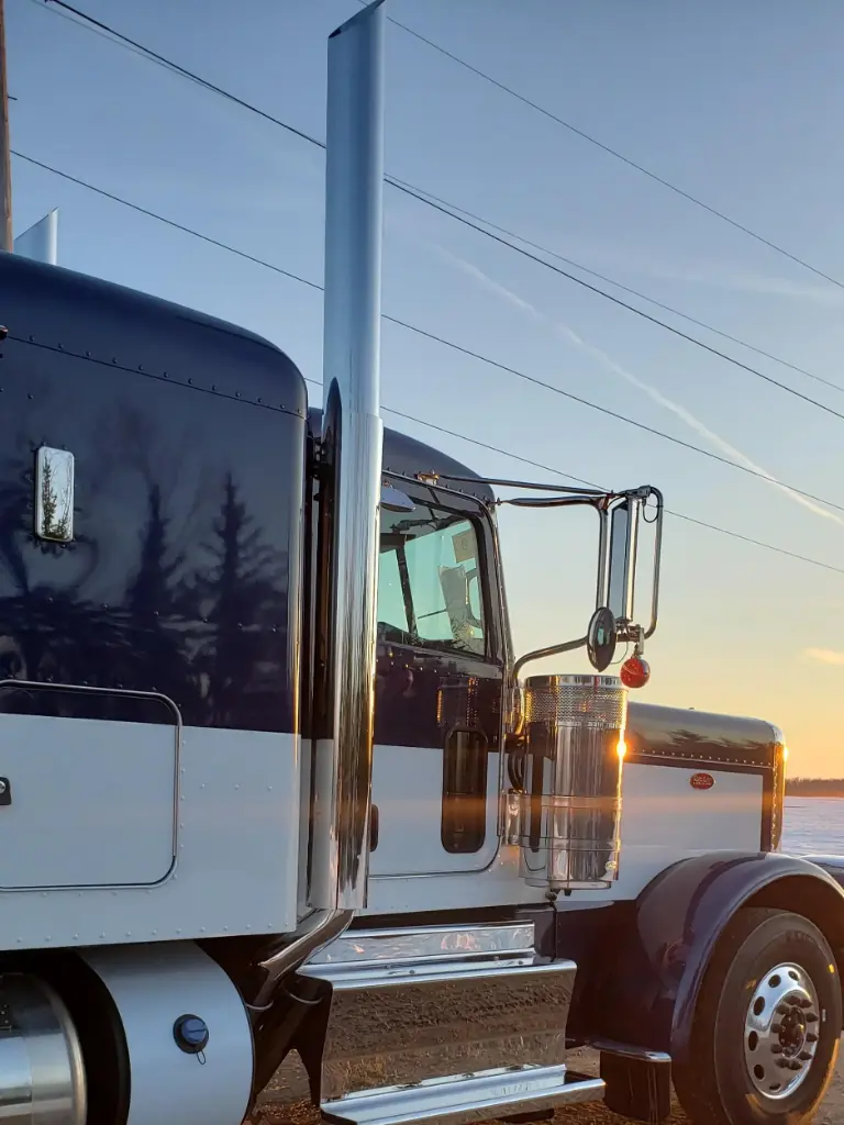 Peterbilt Straight Pipe Style Heatshield Kits