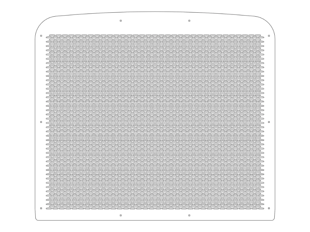[SLI001768] Freightliner Classic Laser Cut Grills (16g)
