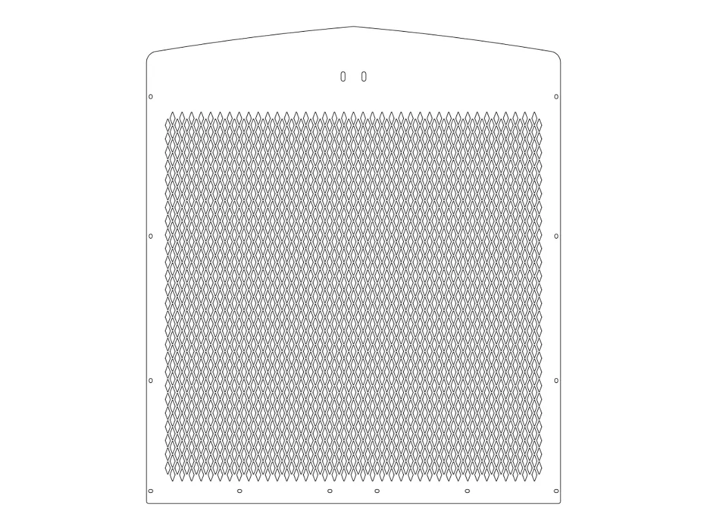 Kenworth W900L Complete Punched Grills