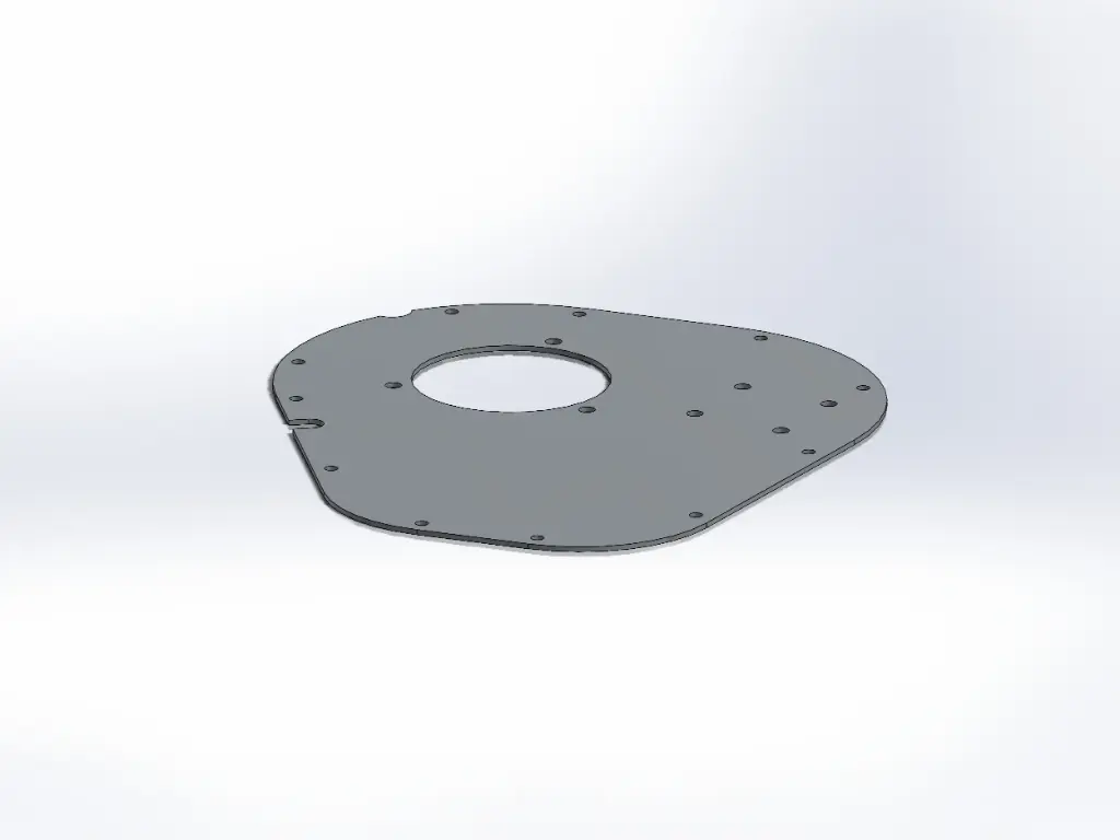 [SLI000048] Peterbilt Cab Bottom Floor Panels - Foot Pedal Piece (Old Style)