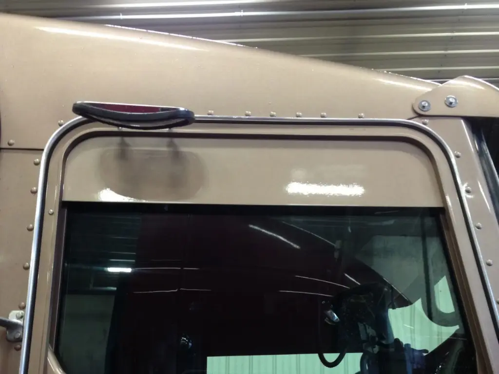 Kenworth Door Visors - Paintable Aluminum