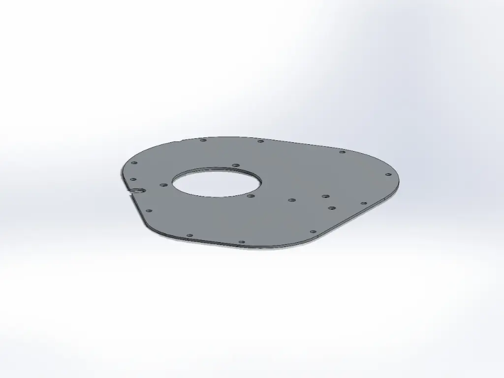 Peterbilt Cab Bottom Floor Panels - Foot Pedal Piece