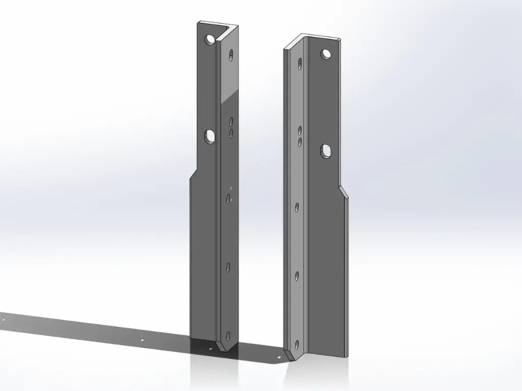 Peterbilt Battery Box Mounting Brackets – External